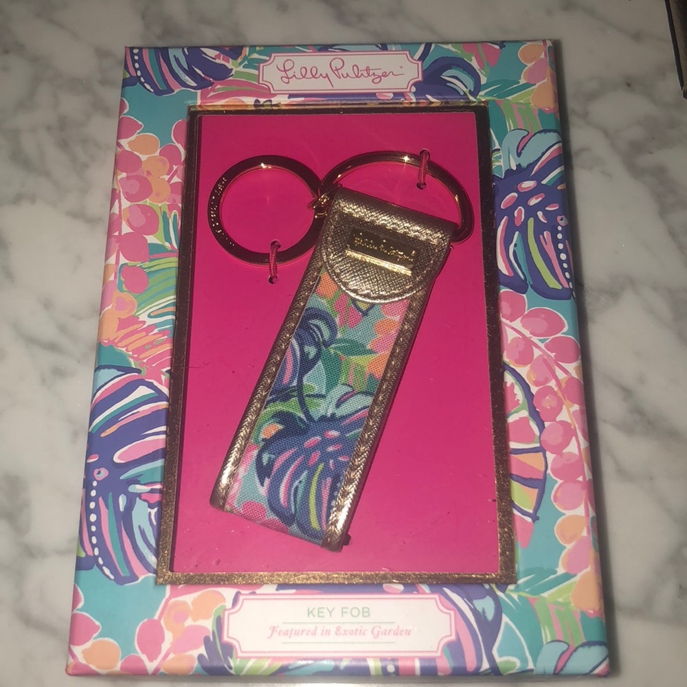 Lully Pulitzer Key Fob - Exotic Garden